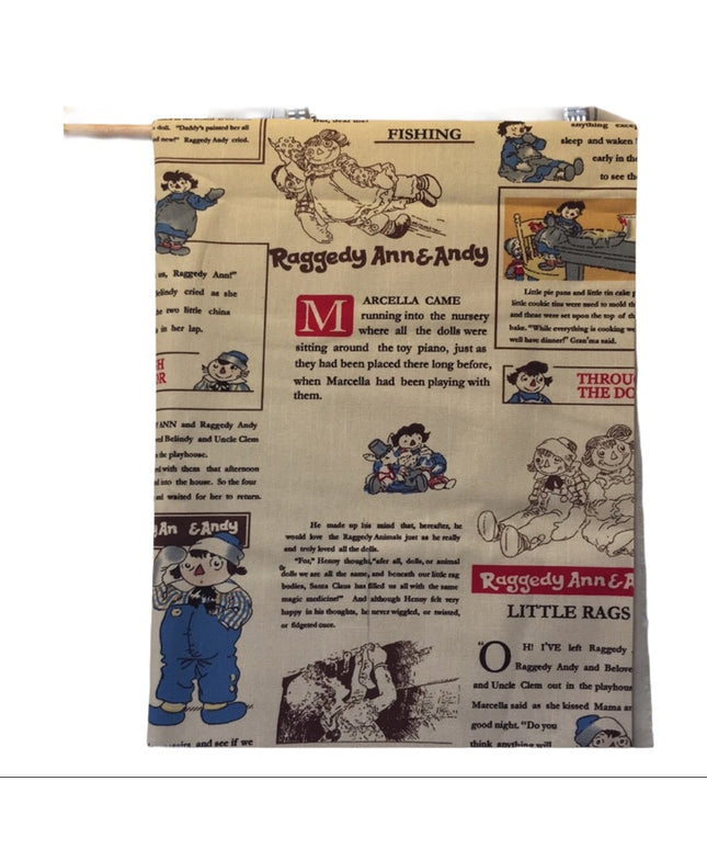 2.4 M Vintage Raggedy Ann cotton Fabric Sewing NEW