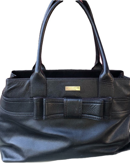 - Kate Spade Black BOW large purse handbag purse shoulder bag