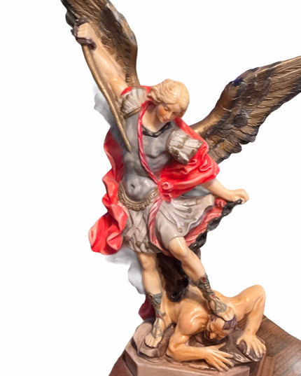 Rare A Santini Italy Archangel Michael VTG resin statue