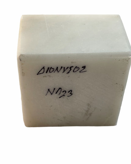 Vintage stone statue sculpture Dionysis on Marble