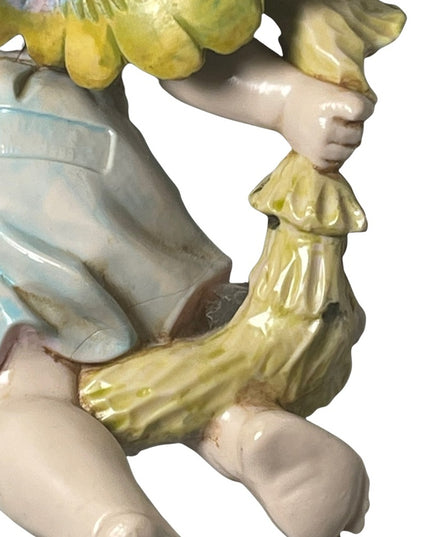Vintage Simonetti Italian Italy resin wall angel signed cherub