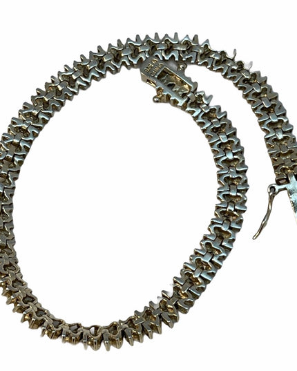 - Sterling silver Diamond Illusion bracelet