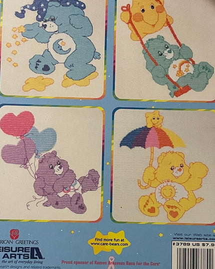 2 Books Knitting Crochet Care bears Afghans Strawberry Shortcake Sweaters