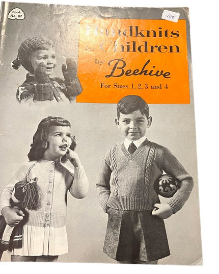 LOT of 7 pcs Vintage 1950s Beehive Knitting books family: Baby children (3)