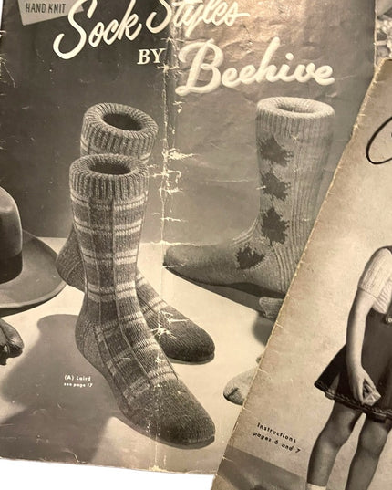 (8) Lot of 7 Beehive vintage knitting books 1950s family baby child