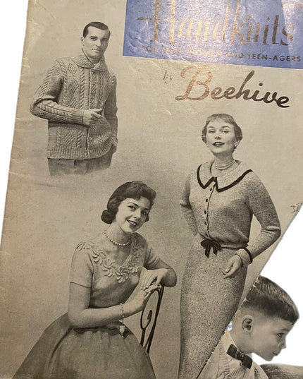 (11) Lot of 7pcs Beehive Knitting books appx 1950s