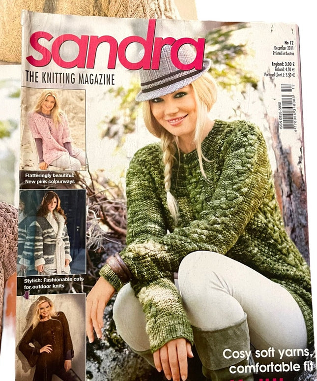 (13) Lot of 7 Sandra Knitting magazines