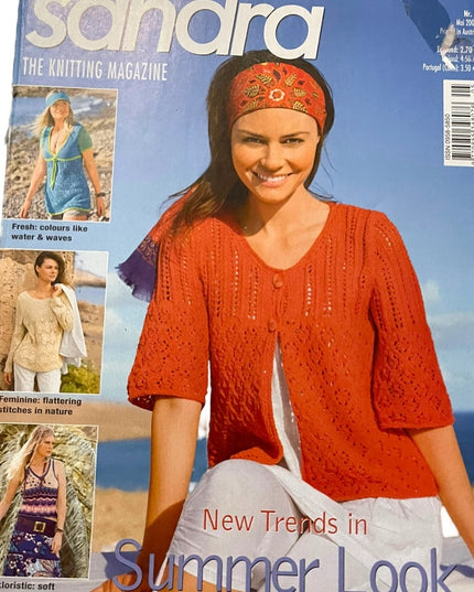 (13) Lot of 7 Sandra Knitting magazines