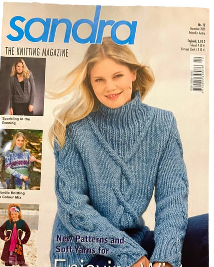 (13) Lot of 7 Sandra Knitting magazines