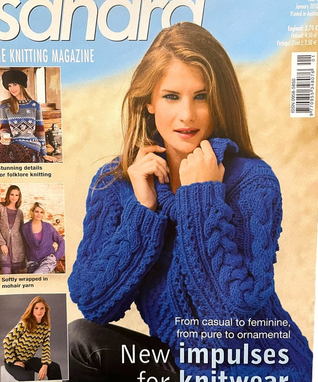 (14) Lot of 7 Sandra Knitting magazines