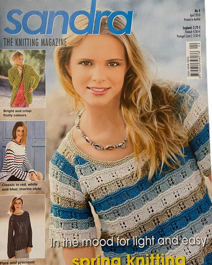 (15) Lot of 7 pcs Sandra knitting magazines