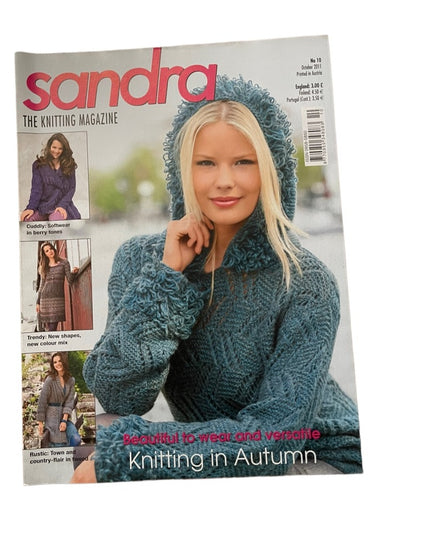 (16) LOT of 7 pcs Sandra knitting magazines