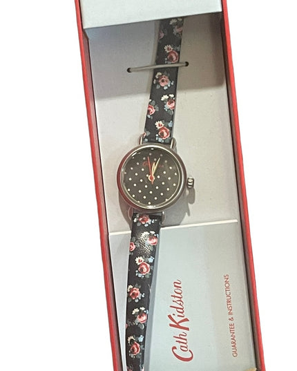 NIB Kath Kidston flowers watch Leather band lovely!