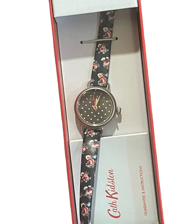 NIB Kath Kidston flowers watch Leather band lovely!