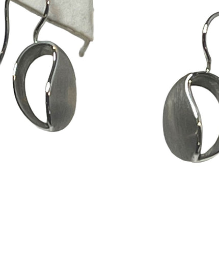 Stunning Modernist Brutalist Breuning Necklace pendant snake chain earrings SET