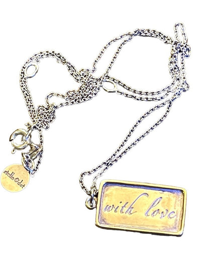 Stella & Dot Sterling silver 925 With Love Pendant necklace