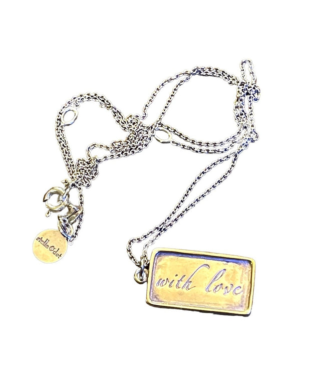 Stella & Dot Sterling silver 925 With Love Pendant necklace