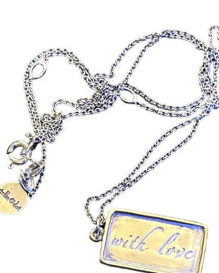 Stella & Dot Sterling silver 925 With Love Pendant necklace