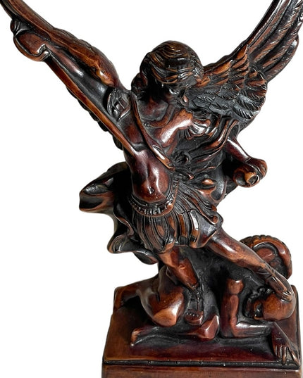 St. Michael Archangel Heavy solid resin statue