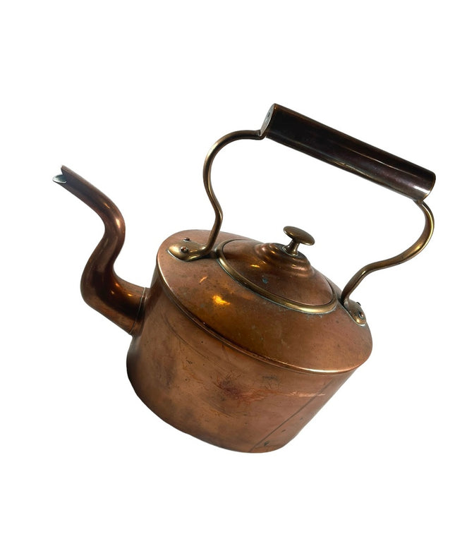 Antique large copper coffee pot Decor Heavy