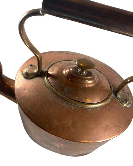 Antique large copper coffee pot Decor Heavy