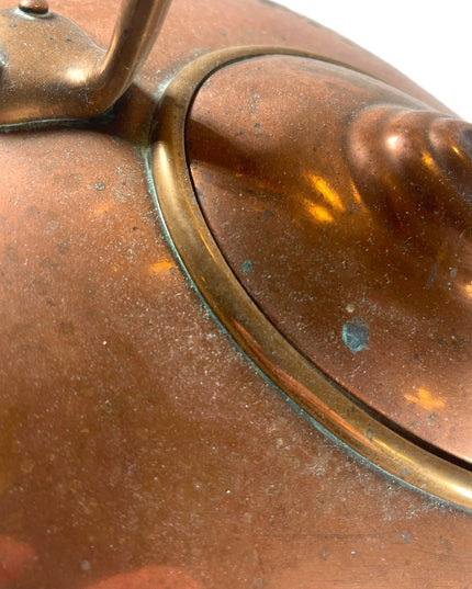 Antique large copper coffee pot Decor Heavy