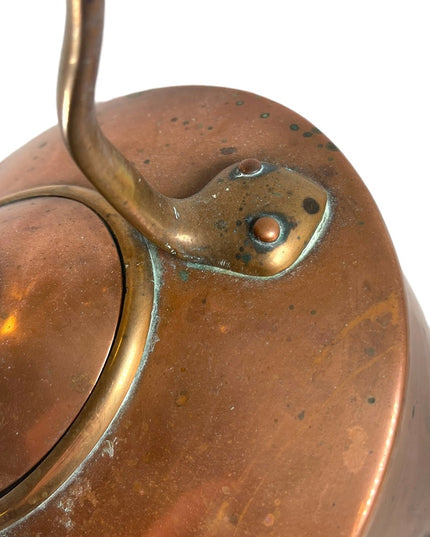 Antique large copper coffee pot Decor Heavy