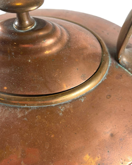 Antique large copper coffee pot Decor Heavy