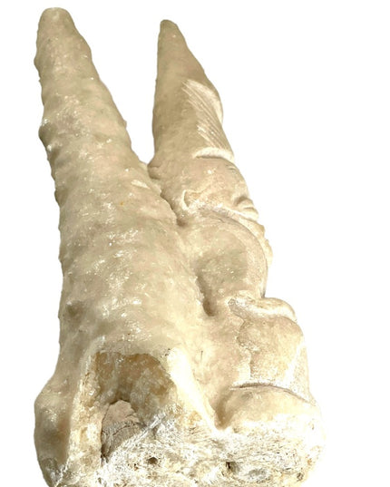 Antique Very old  hand Carved Mexico Aztec CAVE rock crystal formation rock