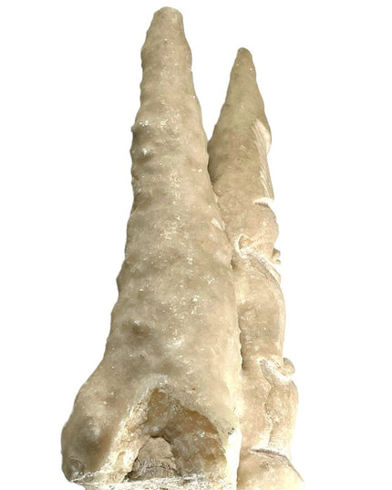 Antique Very old  hand Carved Mexico Aztec CAVE rock crystal formation rock