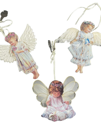 Vintage Bradford Editions Heavens Little Angels ornaments ceramic