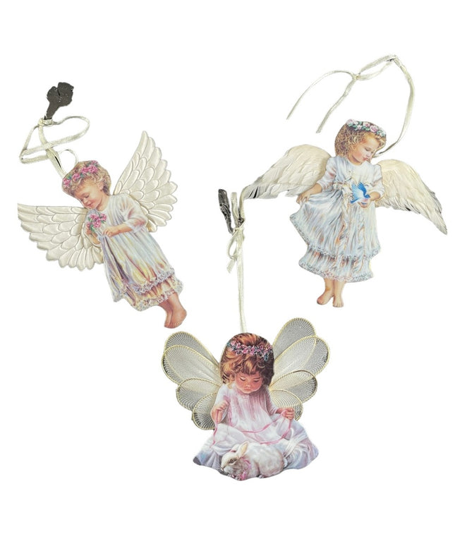 Vintage Bradford Editions Heavens Little Angels ornaments ceramic