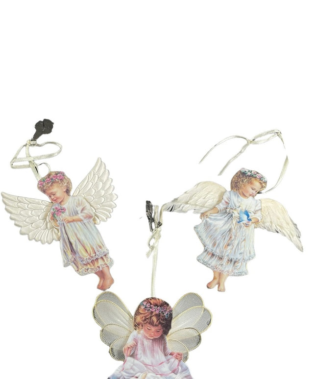 Vintage Bradford Editions Heavens Little Angels ornaments ceramic