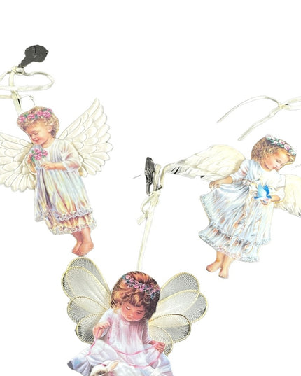 Vintage Bradford Editions Heavens Little Angels ornaments ceramic