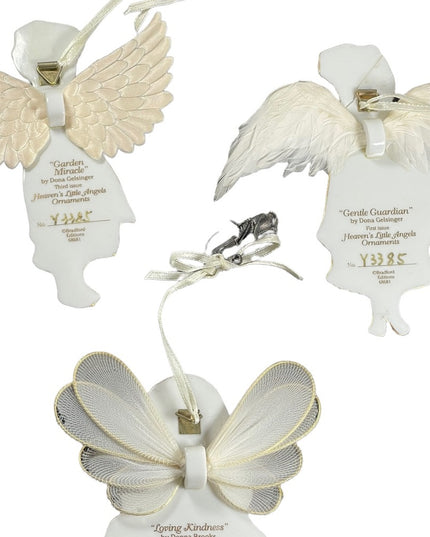 Vintage Bradford Editions Heavens Little Angels ornaments ceramic