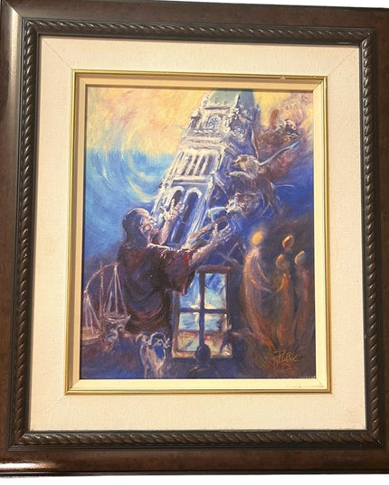 Patricia Kingsley Signed printed canvas “DANIEL” Religious painting 12 Prophets