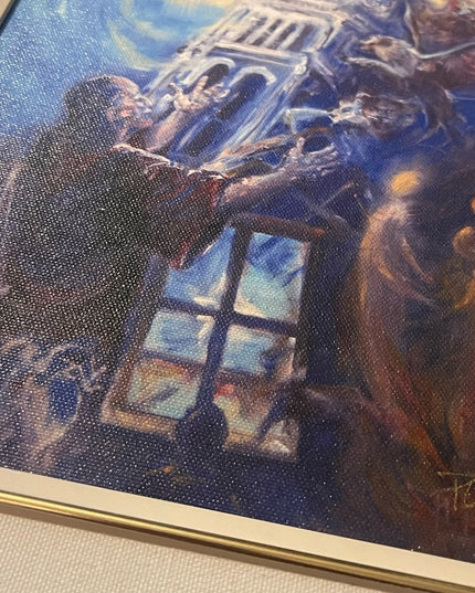 Patricia Kingsley Signed printed canvas “DANIEL” Religious painting 12 Prophets