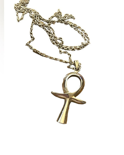 Egyptian Ankh Cross Key of Life pendant necklace 925 Sterling