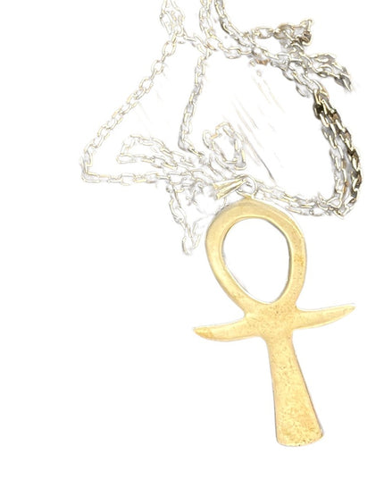 Egyptian Ankh Cross Key of Life pendant necklace 925 Sterling