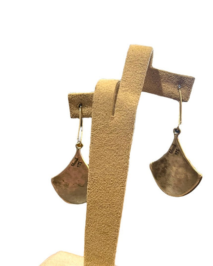 Vintage 1980s Balinesian Bali Signed 935 Sterling fancynornate dangle earrings