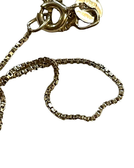 Vintage 1980s Sterling silver 925 Mexico Taxco Necklace & pendant