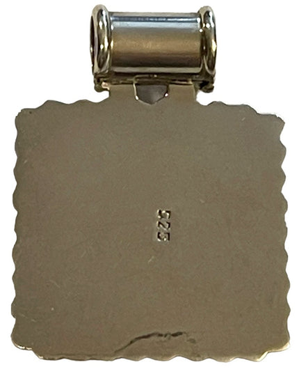 Vintage Sterling silver heavy solid dog tag 925 Mexico 21 grams Unisex