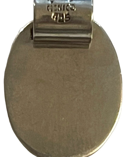 Vintage Taxco Mexico Sterling 925 Dog tag Heavy 17 G handmade