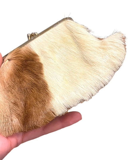 Vintage 1950s Horse hair coin purse