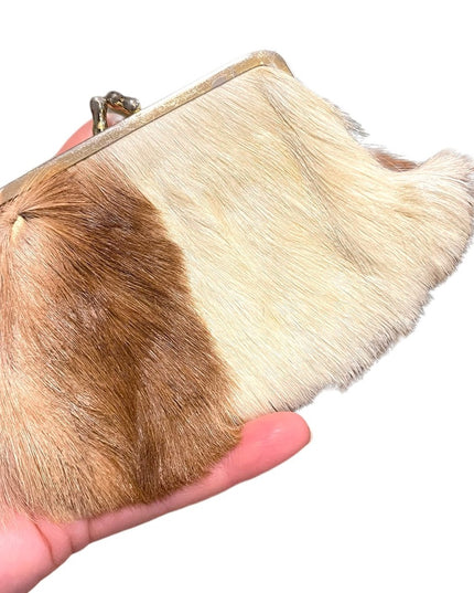 Vintage 1950s Horse hair coin purse
