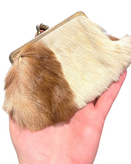 Vintage 1950s Horse hair coin purse
