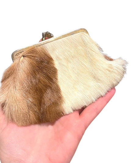 Vintage 1950s Horse hair coin purse