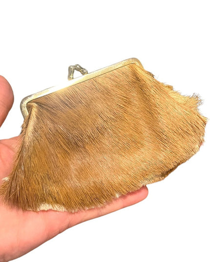 Vintage 1950s Horse hair coin purse