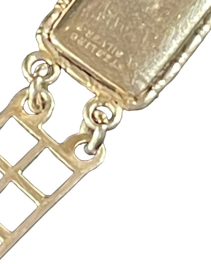 Antique Sterling silver European Glass link bracelet Art deco