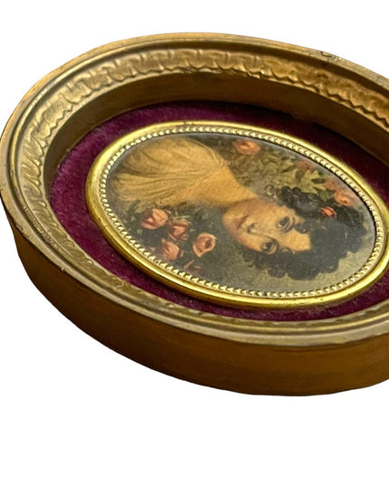 Vintage 1960s Kane Cameo Framed Cameo prints Ladies Countess & Dutchess